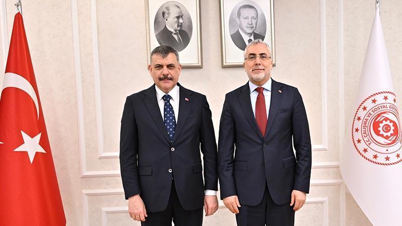 Bakan Çiftçi, Bakan Işıkhan'ı ziyaret etti