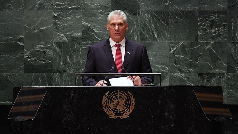 Küba Devlet Başkanı Diaz-Canel: Küba tehdit etmiyor, sürekli tehdit ediliyor