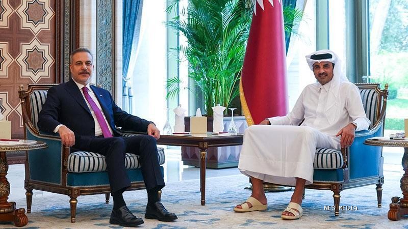 Dışişleri Bakanı Fidan, Katar Emiri Al Sani tarafından kabul edildiDışişleri Bakanı Hakan Fidan, resmi temaslarda bulunmak üzere geldiği Doha’da, Katar Emiri Şeyh Temim bin Hamed Al Sani ile bir araya geldi.
