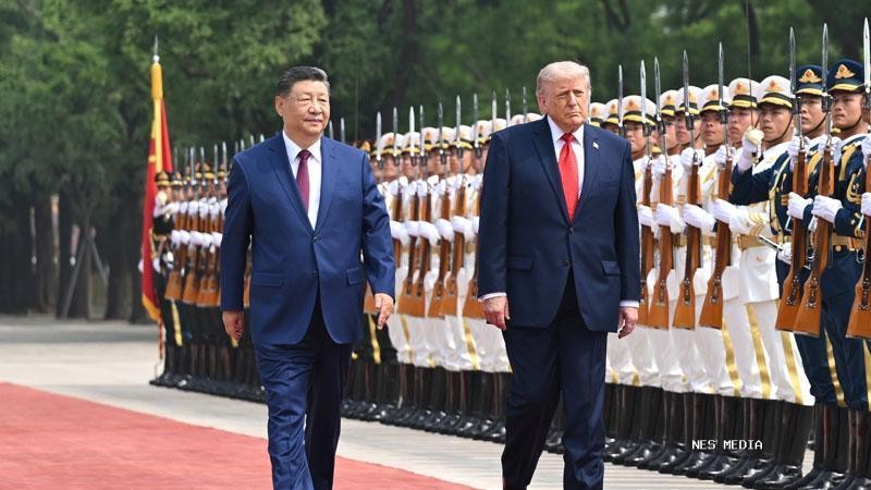 ABD ve Çin liderleri Pekin'de bir araya geldiÇin Devlet Başkanı Şi Cinping ile ABD Başkanı Donald Trump, Pekin'de bir araya geldi.