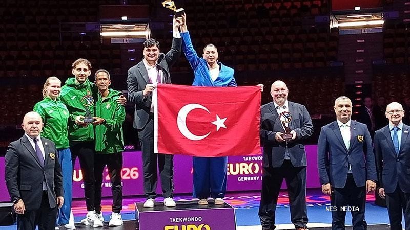 Milli tekvandocular, Avrupa Şampiyonası'nı zirvede tamamladı