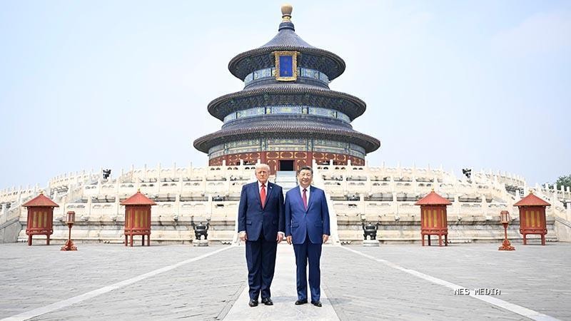 Şi ve Trump, Cennet Tapınağı’nı ziyaret ettiÇin Devlet Başkanı Şi Cinping ve ABD Başkanı Donald Trump, başkent Pekin’deki Cennet Tapınağı’nı ziyaret etti.