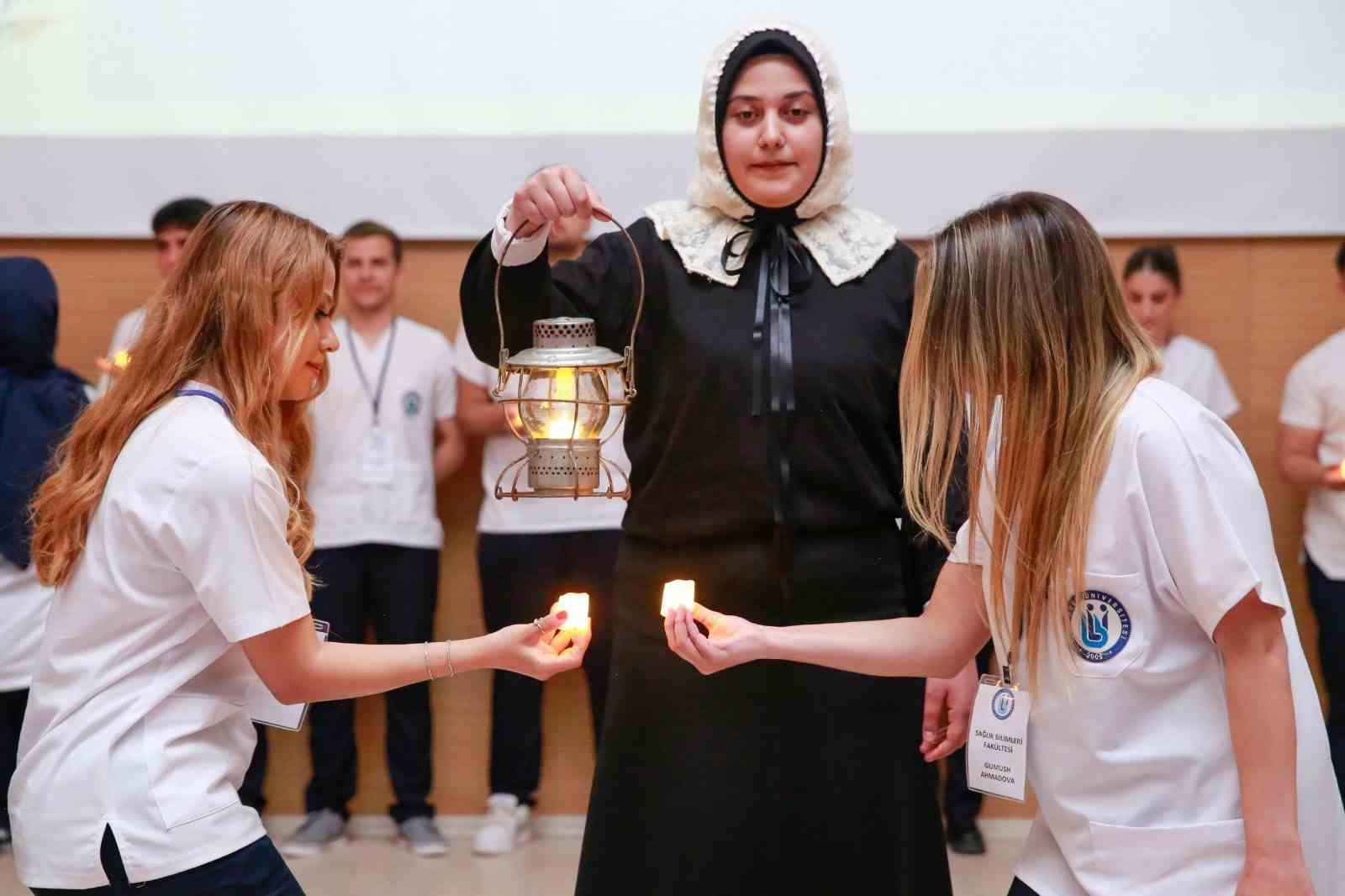 Bayburt’ta hemşirelik öğrencileri için üniforma giyme töreni düzenlendi