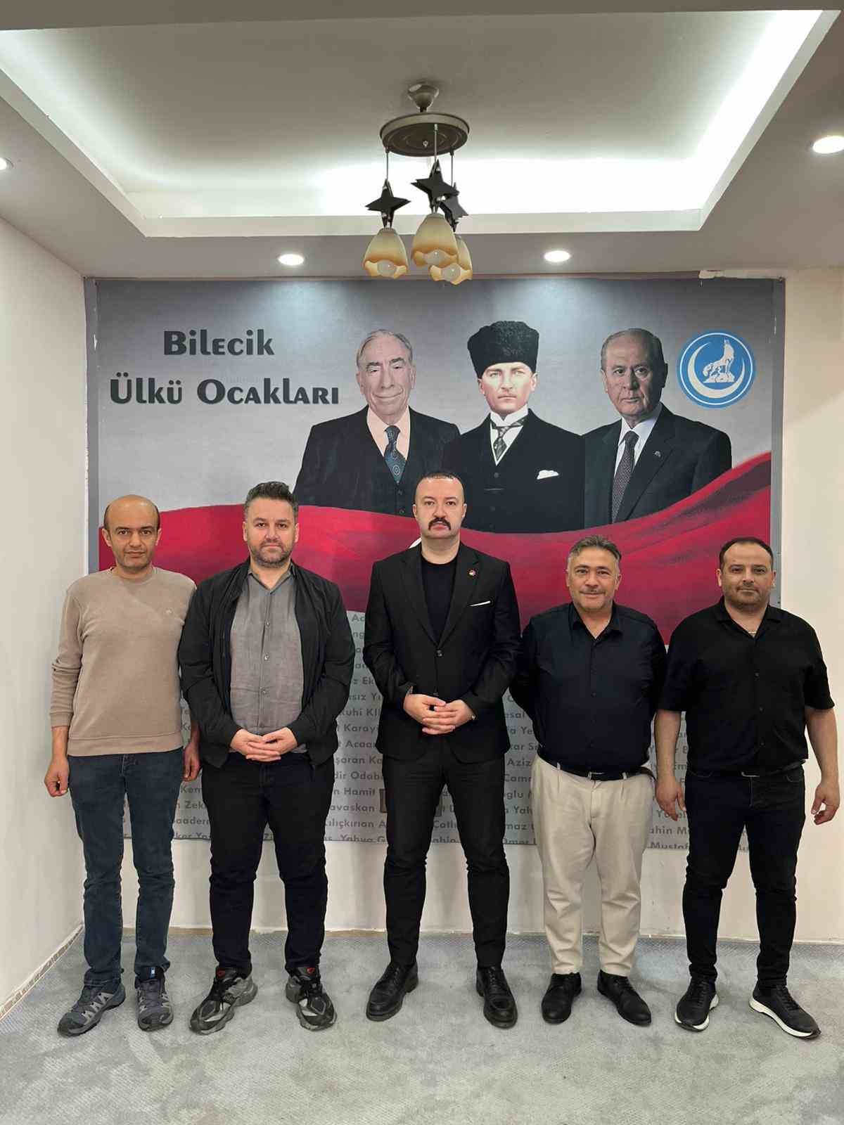 Bilecik’te esnaf odalarından Ülkü Ocakları’na buluşma