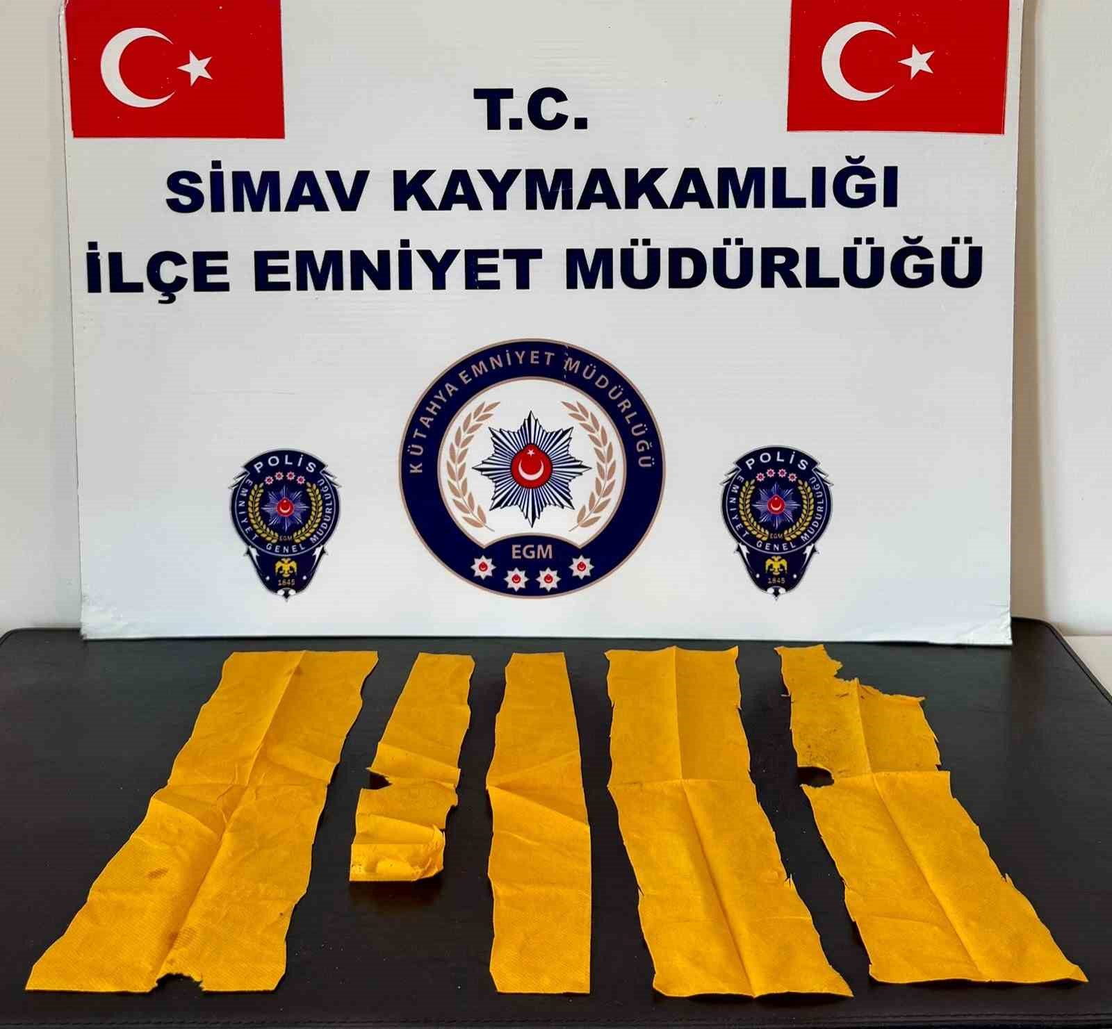 Simav’da uyuşturucu operasyonu: 3 gözaltı
