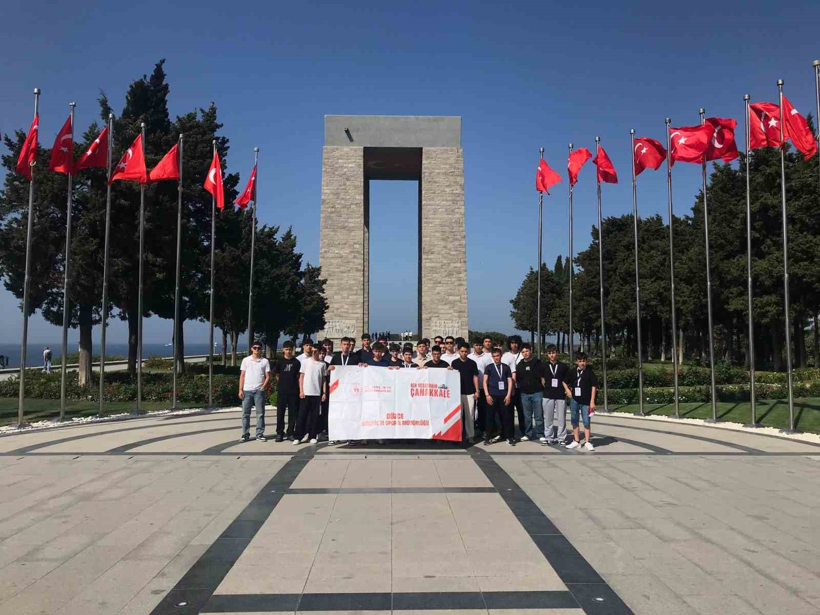Düzceli gençler Çanakkale ruhunu yerinde yaşadı