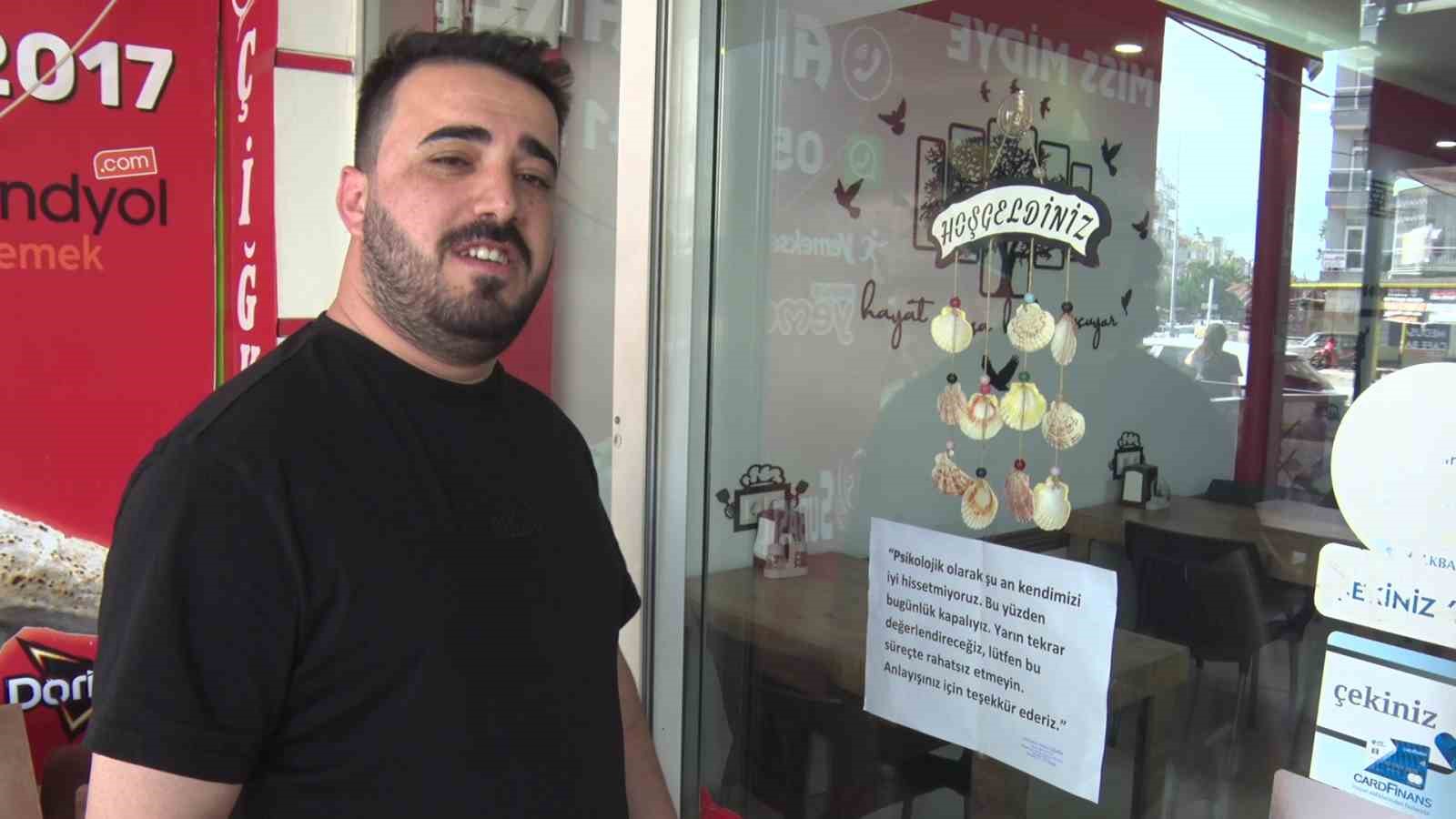 "Psikolojim bozuk" deyip dükkanı açmadı, cama astığı yazıyla dikkat çekti