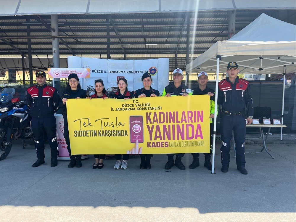 Jandarma’dan KADES ve kadına şiddet bilgilendirmesi yapıldı