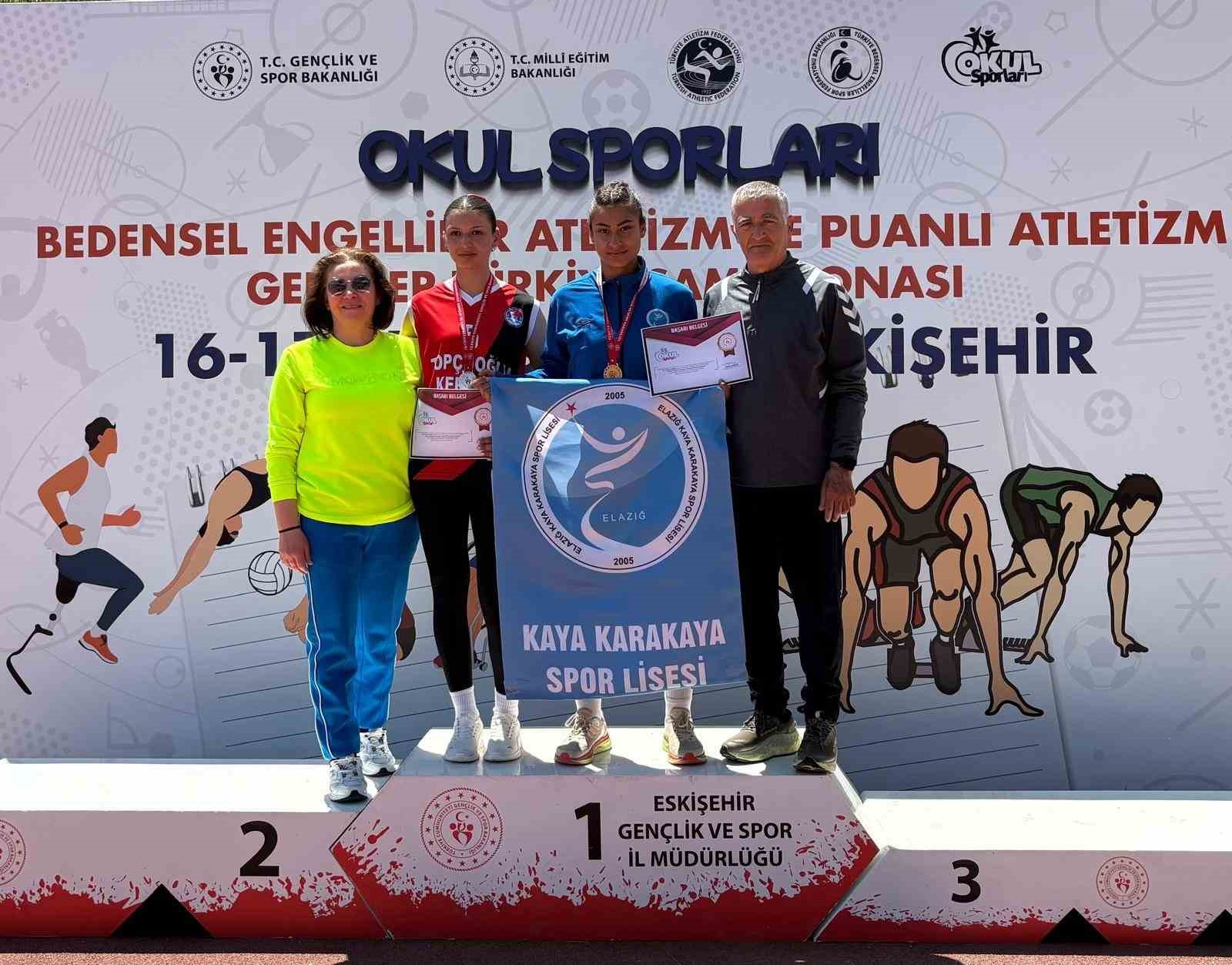 Elazığlı atletlerden Türkiye Şampiyonasında büyük başarı