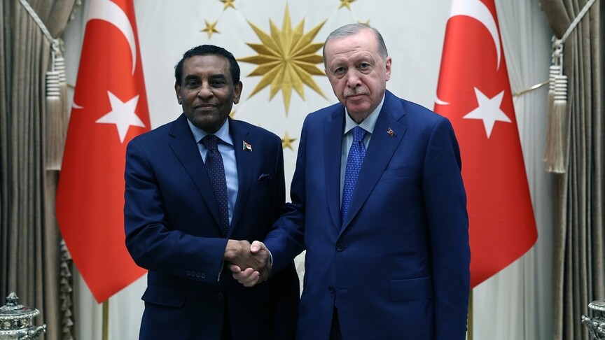 Cumhurbaşkanı Erdoğan, Sudan Başbakanı İdris'i kabul etti
