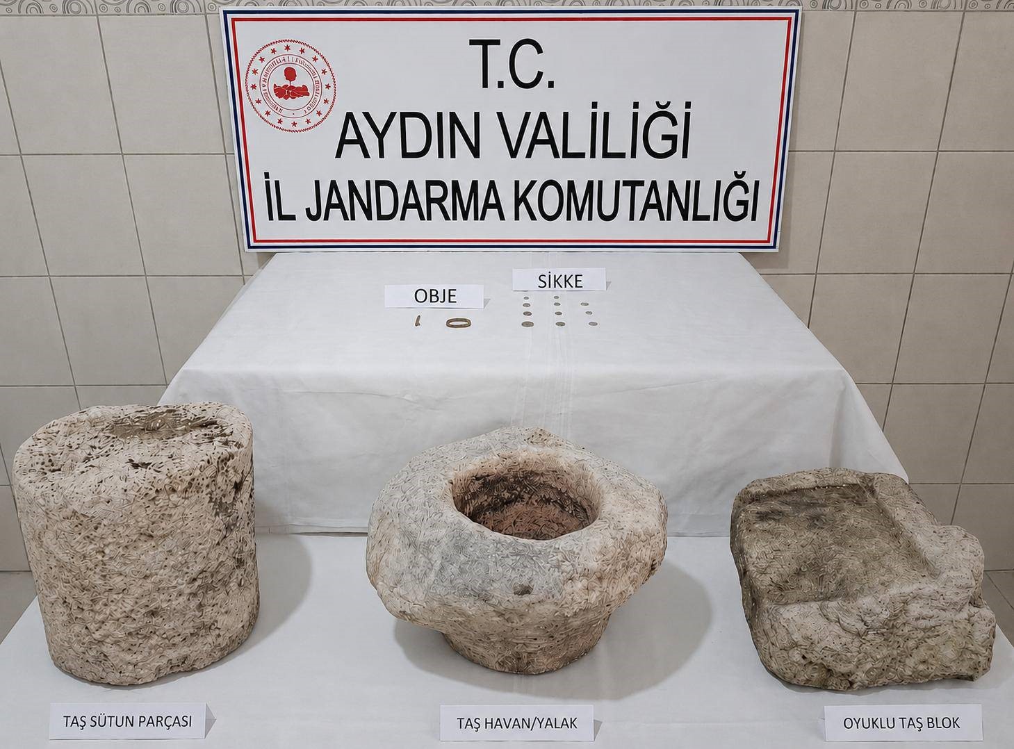 Bozdoğan’da tarihi eser operasyonu