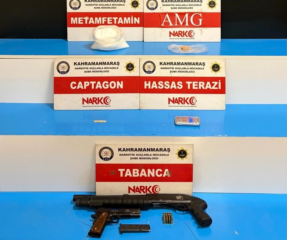 Kahramanmaraş’ta uyuşturucu operasyonu: 1 tutuklama