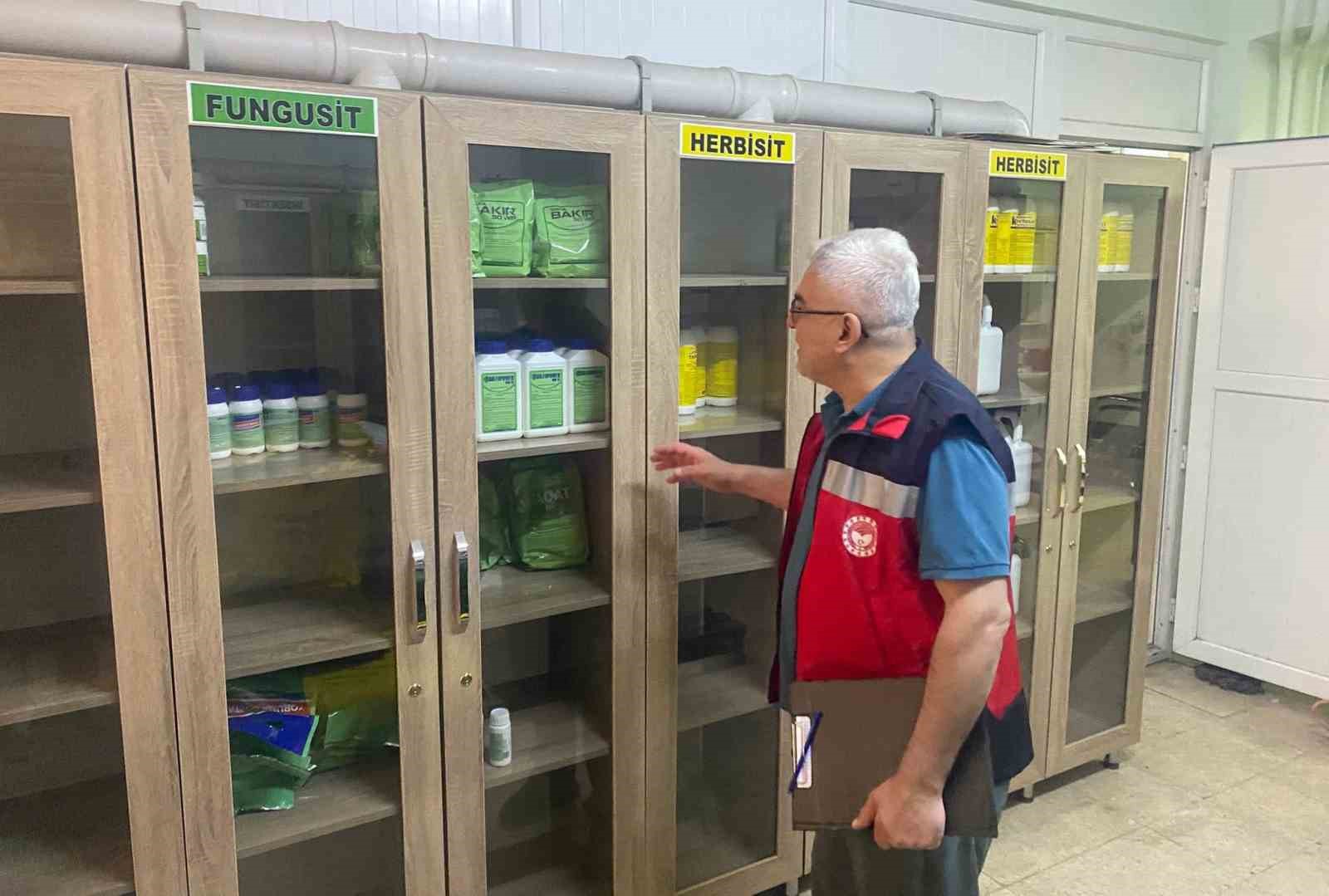 Gediz’de bitki koruma ürünleri bayilerine yönelik denetim