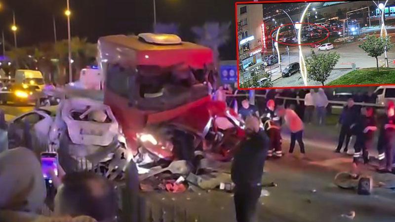 Giresun'da 4 araçlı zincirleme kaza kamerada; 3'ü çocuk 5 ölü, 7 yaralı