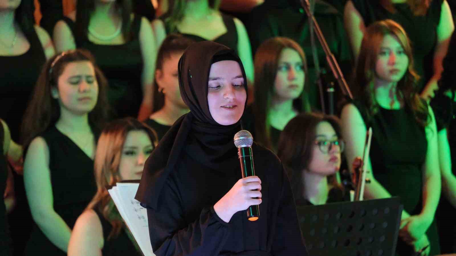 Karaman’da lise öğrencilerinden konser