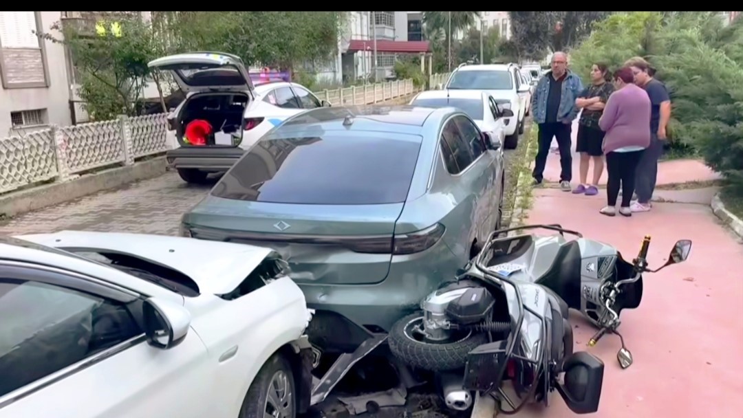 Söke’deki kazada 5 araç hasar gördü: 1 yaralı