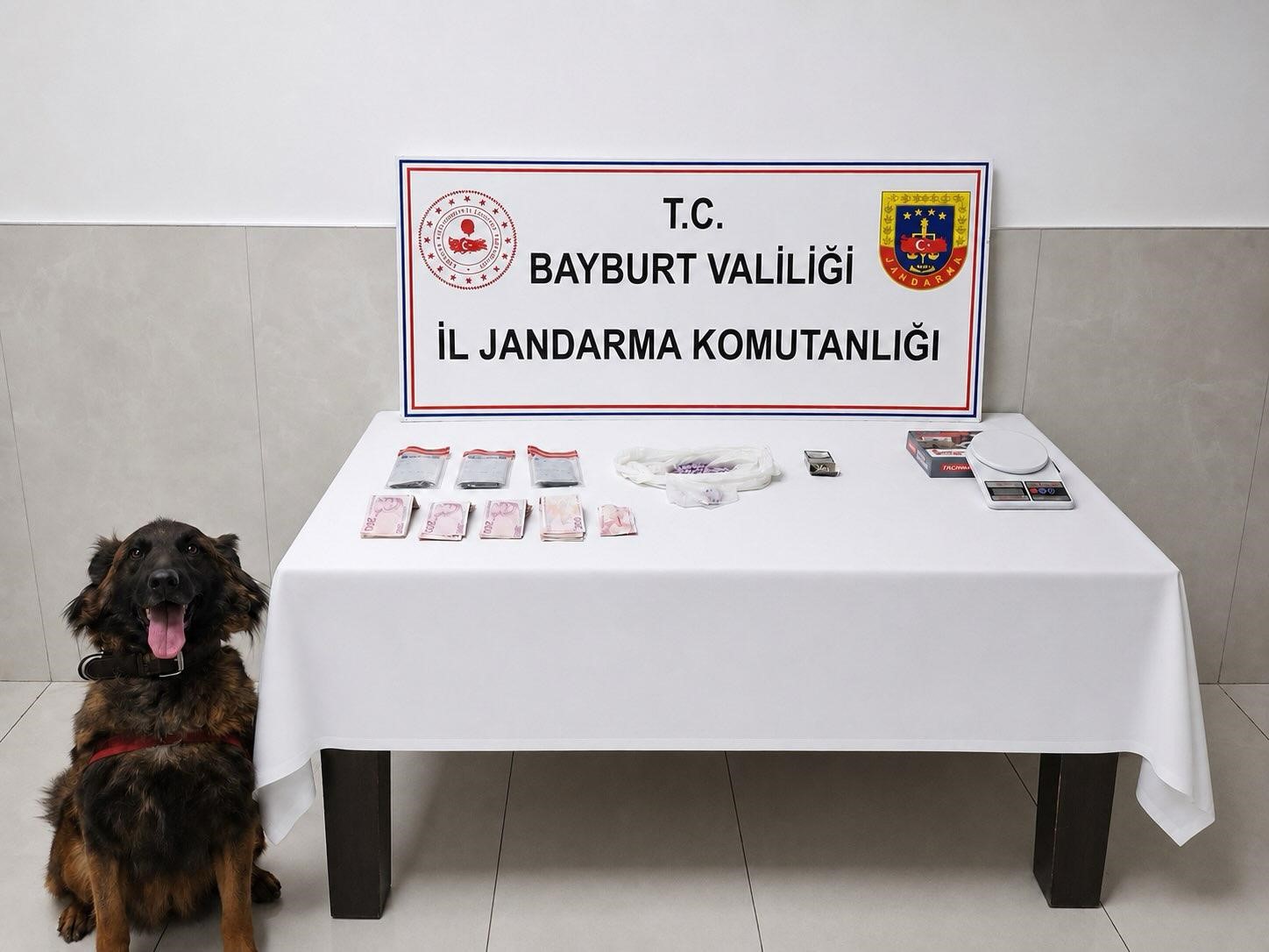 İstanbul’dan Bayburt’a uyuşturucu getiren 3 şüpheli yakalandı