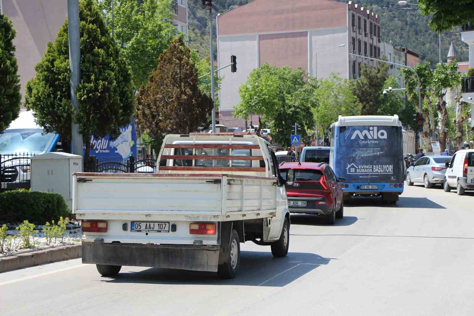 Amasya’da taşıt sayısı 166 bini geçti