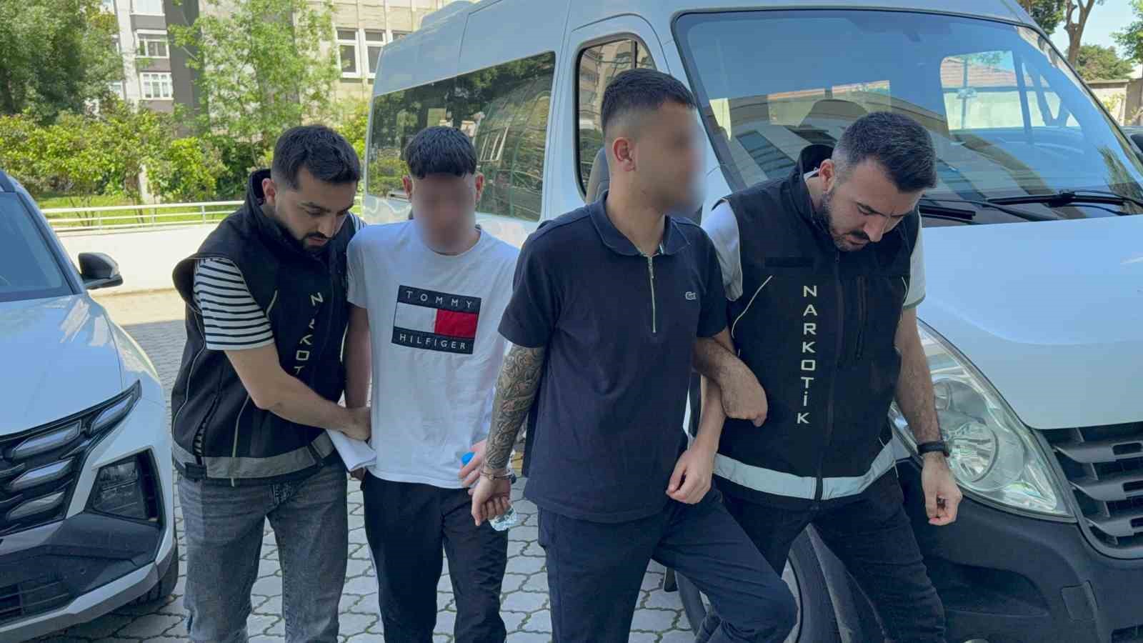 Samsun’da narkotikten peş peşe operasyon: Gözaltına alınan 8 kişi adliyeye sevk edildi