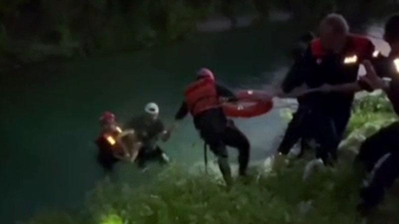 Sulama kanalına düşen genç, itfaiye görevlisinin kalp masajıyla hayata döndürüldü