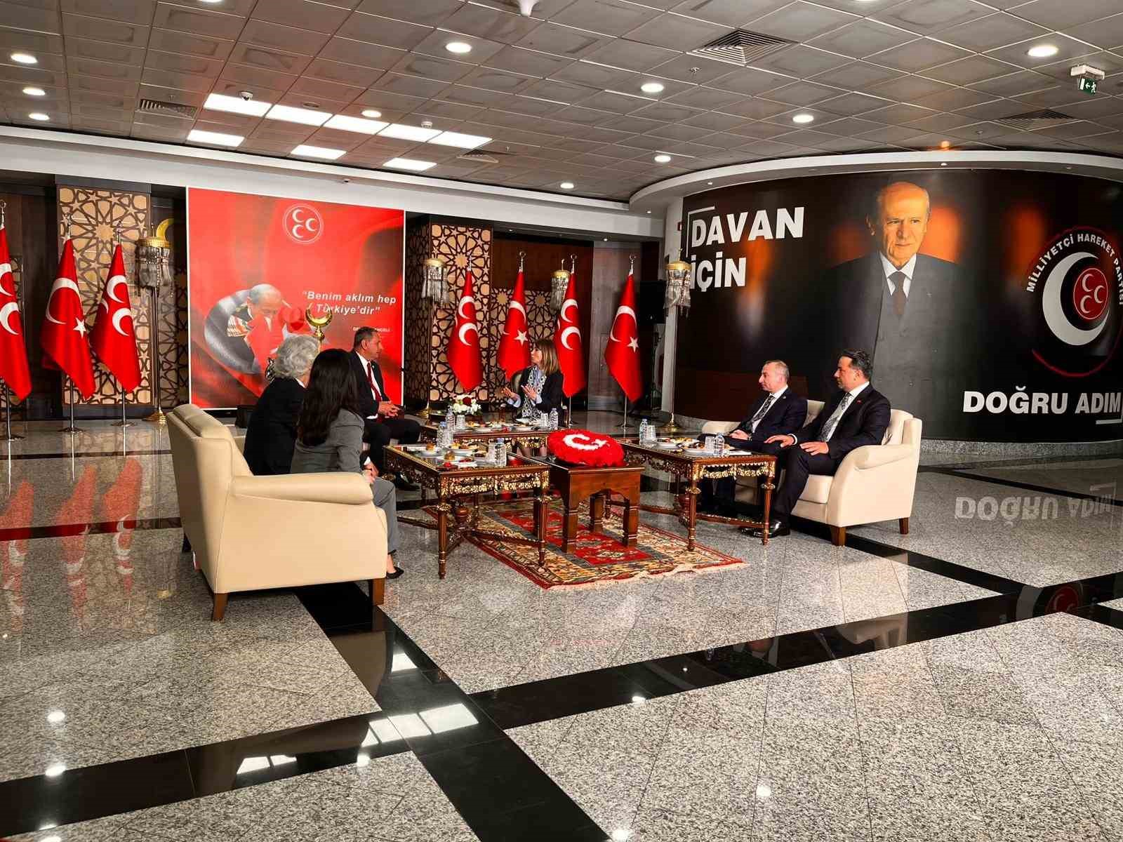 Demokratik Sol Parti’den MHP’ye bayram ziyareti