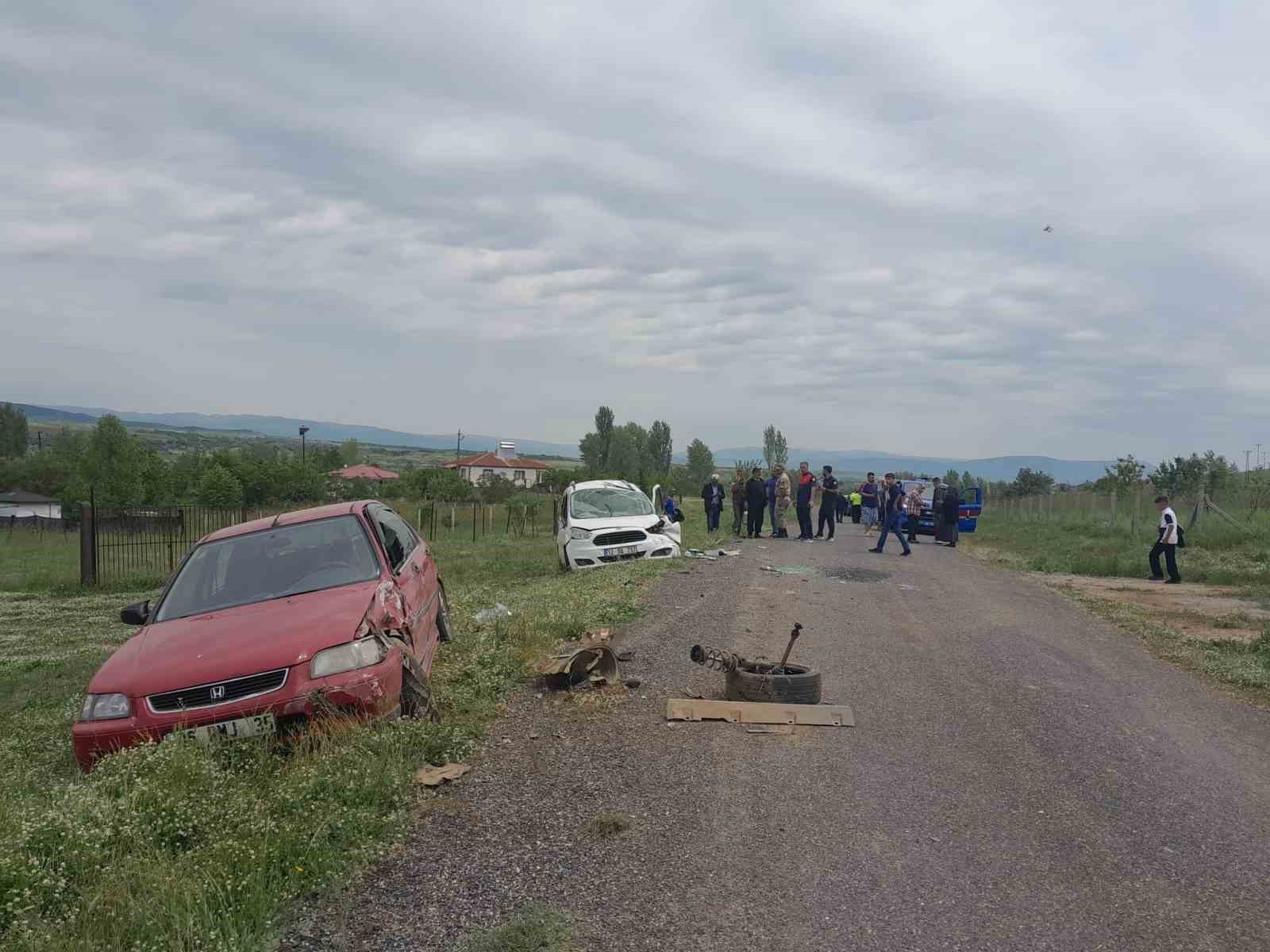 Bingöl’de trafik kazası: 2 yaralı