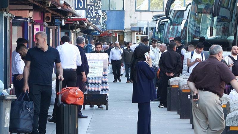 15 Temmuz Demokrasi Otogarı'nda bayram dönüşü yoğunluğu
