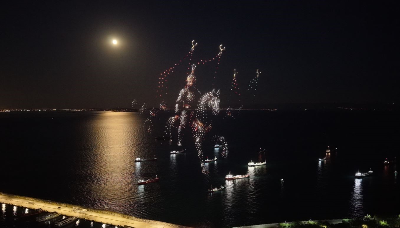 Yenikapı Sahili’nde 1453 dronla fetih şöleni