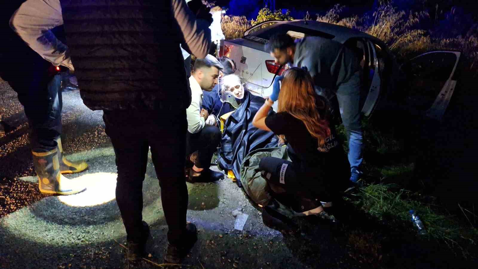 Çorum’da iki otomobil çarpıştı: 1’i ağır 7 yaralı