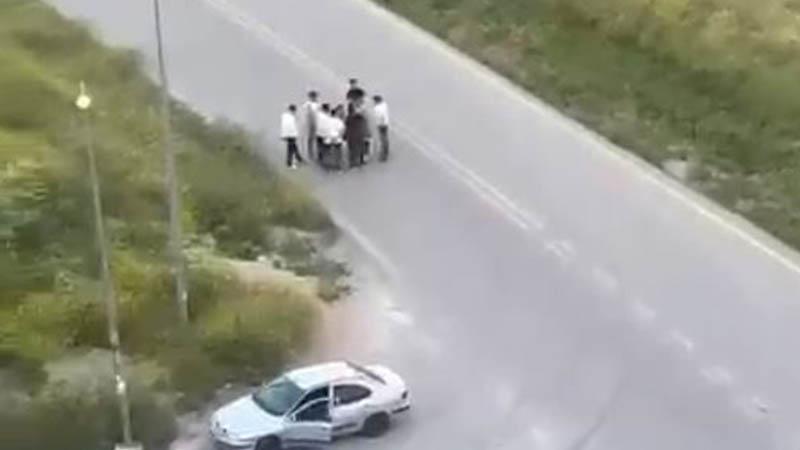 Ankara'da 1 kişinin yaralandığı silahlı kavga kamerada