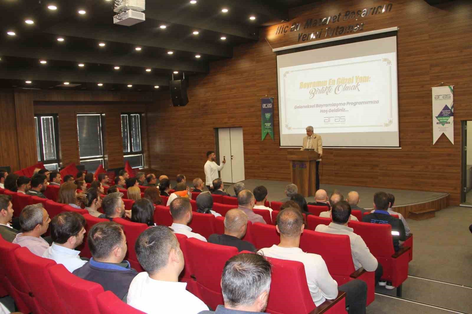 Aras Elektrik çalışanları bayramlaşma programında buluştu