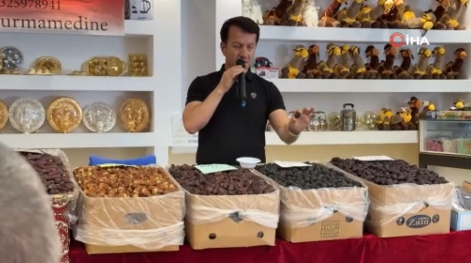 Hurma bahçeleri hacılarla şenlendi