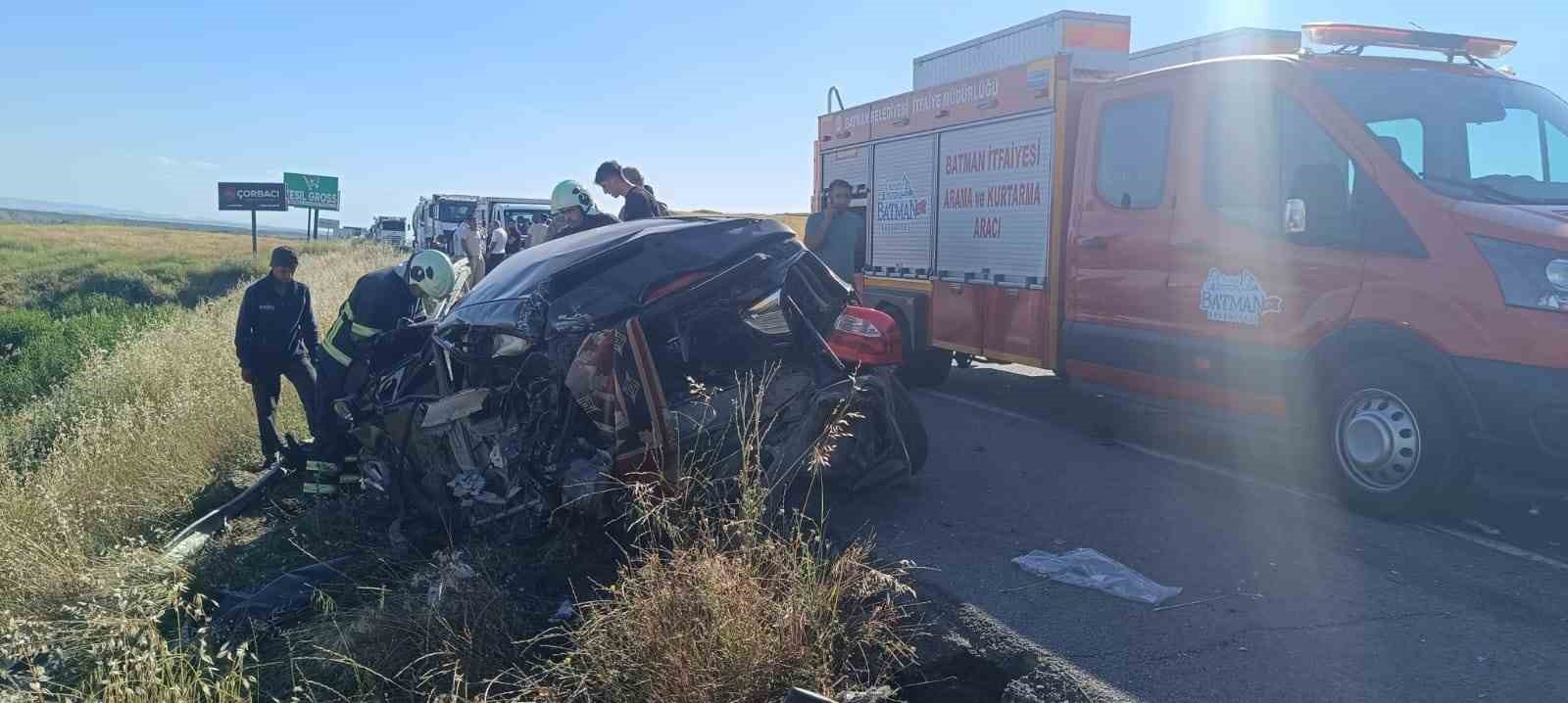 Batman’da trafik kazası: 2 yaralı