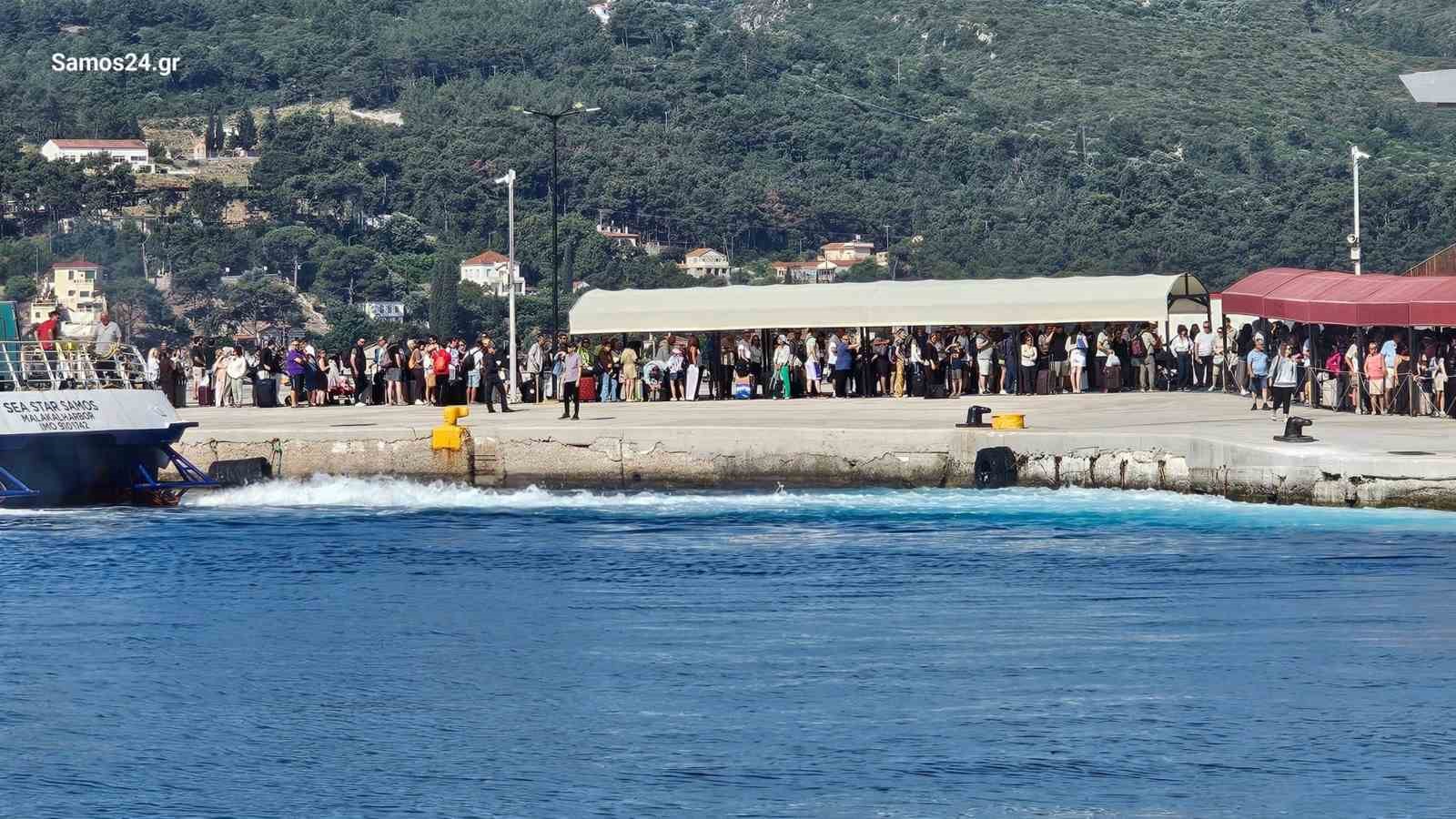 Yunanistan’ın Sisam Adası’na 3 ayda 15 bin Türk ziyade ret etti