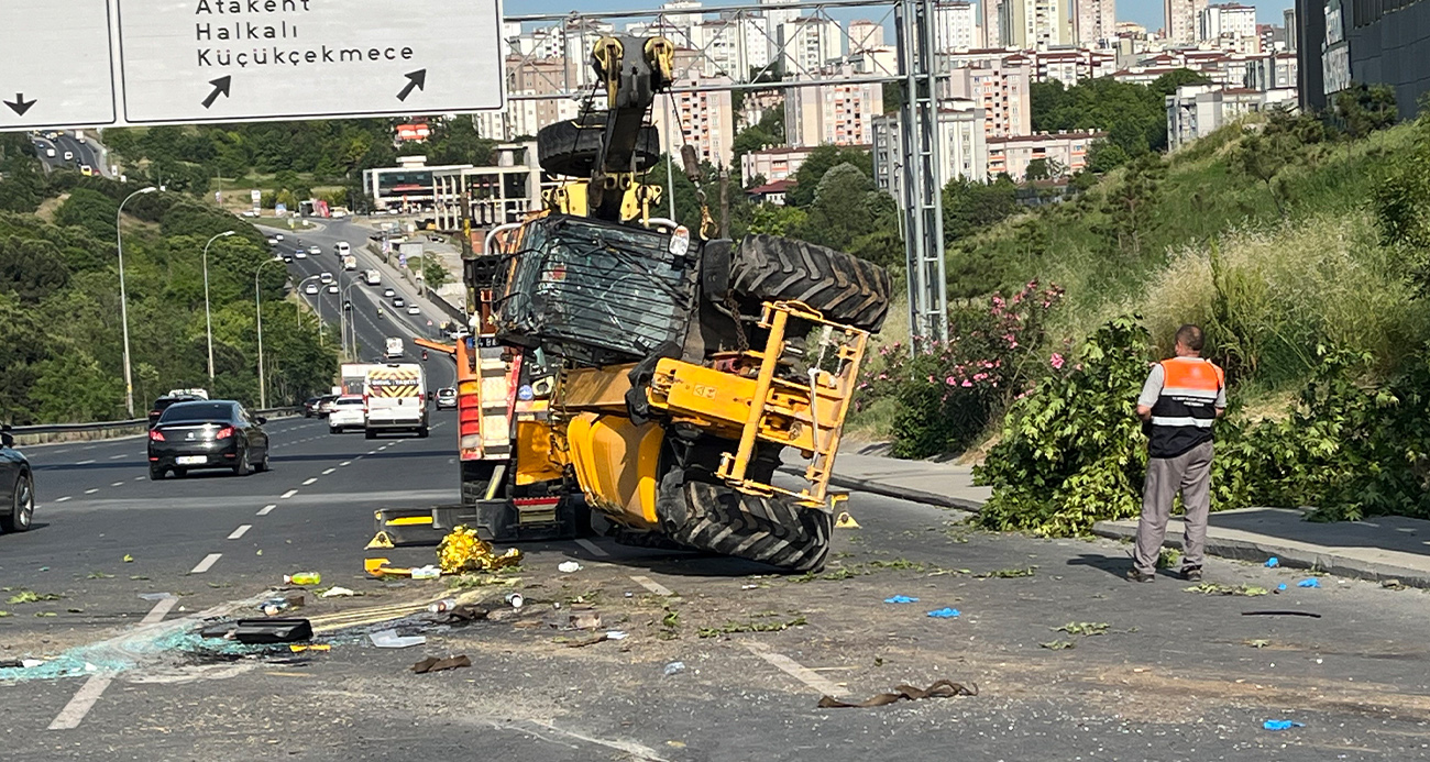 Küçükçekmece’de feci kaza!