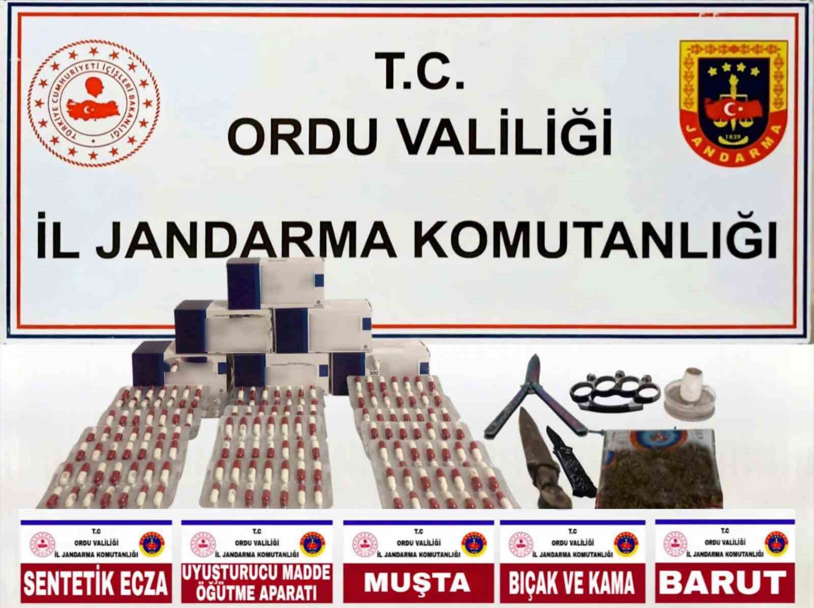 Jandarmadan Ordu ve Samsun’da uyuşturucu operasyonu: 7 tutuklama