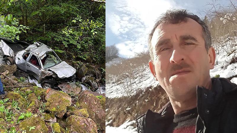 Ordu’da uçuruma yuvarlanan kamyonetteki karı-kocayı ölüm ayırdı