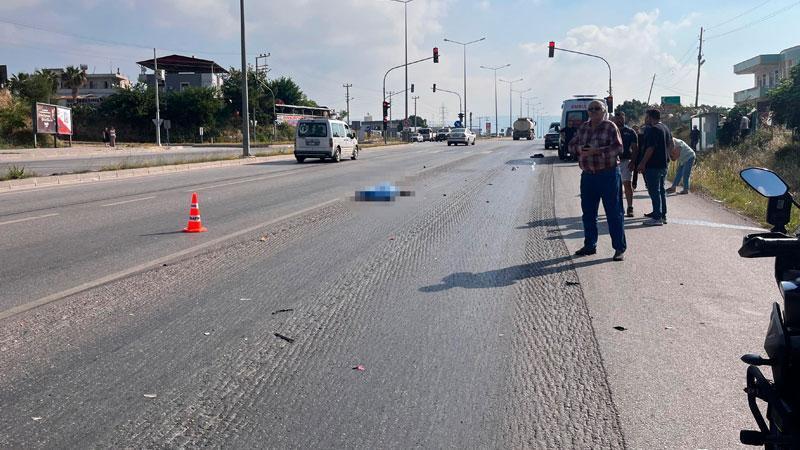 Otomobilin arkadan çarptığı motosikletteki Feyza Nur ve babası öldü